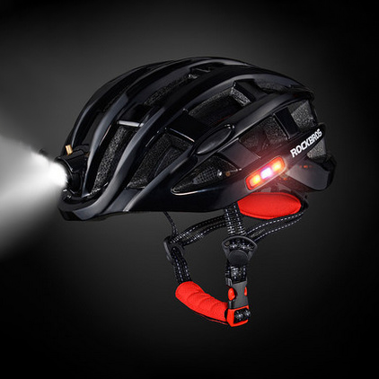 Fahrrad-Warnlicht-Alarmhelm