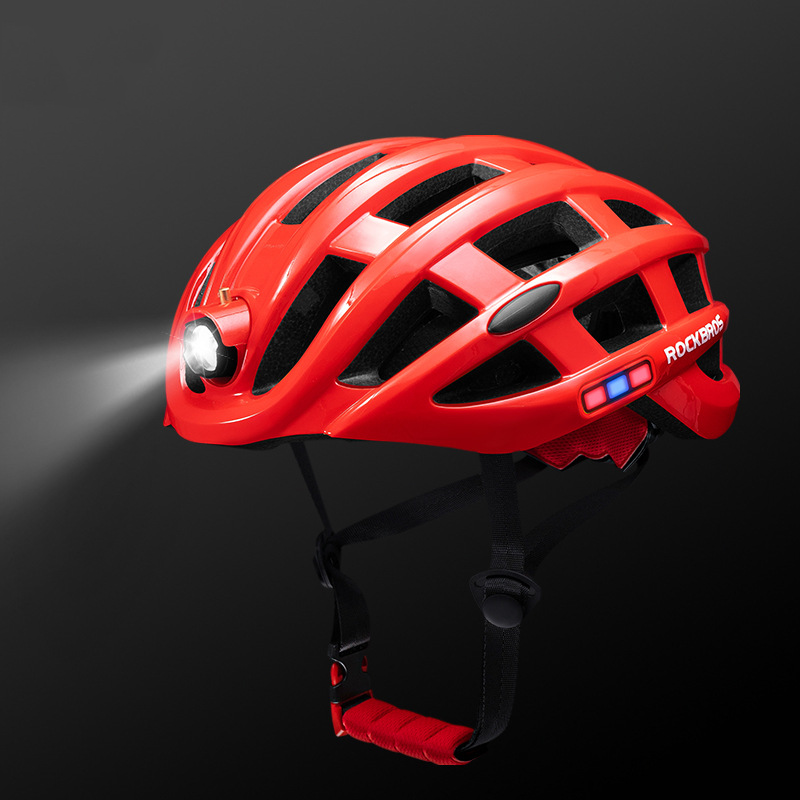Fahrrad-Warnlicht-Alarmhelm