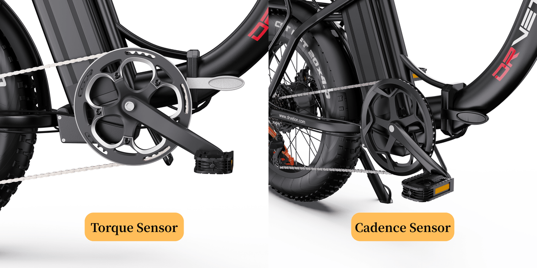 Torque Sensor vs. Cadence Sensor: Choosing the Right Pedal Assist for Your E-Bike - Drvetion E-Bike