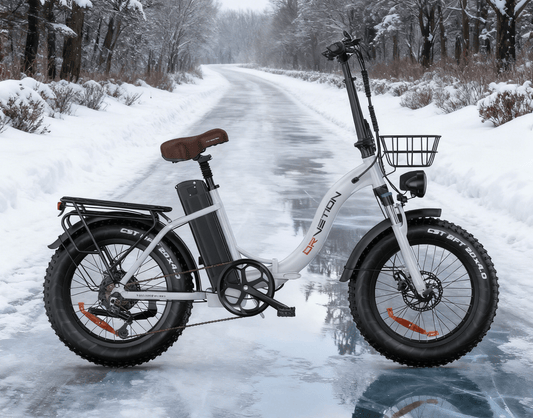 Conquer Winter Commutes: Why Fat Tire E-Bikes Are Your Ultimate Cold-Weather Companion - Drvetion E-Bike